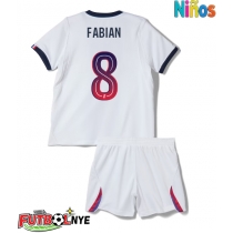 Camiseta Paris Saint-Germain Fabian Ruiz #8 Visitante Equipación para niños 2026-27 manga corta (+ pantalones cortos)